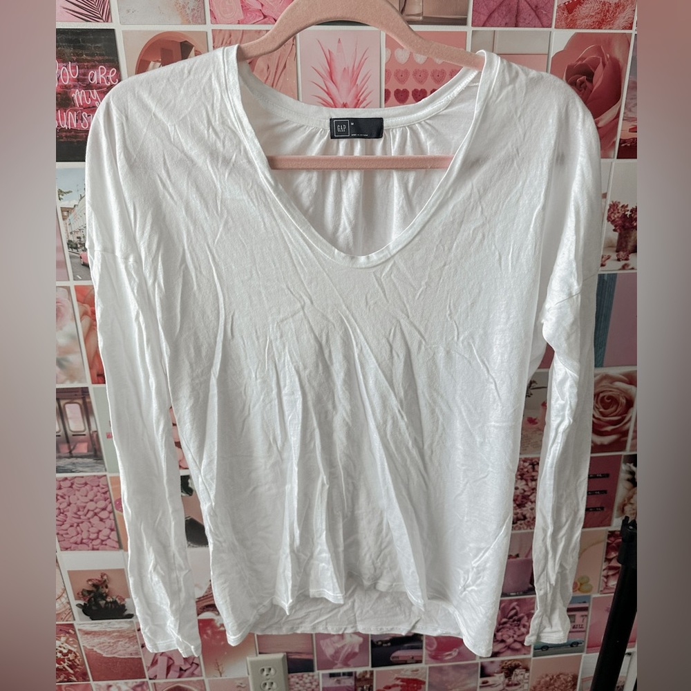 Gap White Long Sleeve